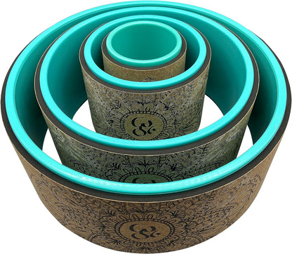 Yoga Wheel 13" with Most Detailed Book Step by Step Guide on How to Do 30+ Poses,! Perfect for Stretching and Improving Backbends