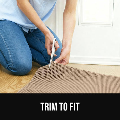 ® Strong Rug Pad Gripper, Grips Help Keep Area Rugs Safe in Place, Slip and Skid Resistant Pads for Tile and Hardwood Floors, Under Carpet Mat Cushion Floor Protection, 2x3 FT