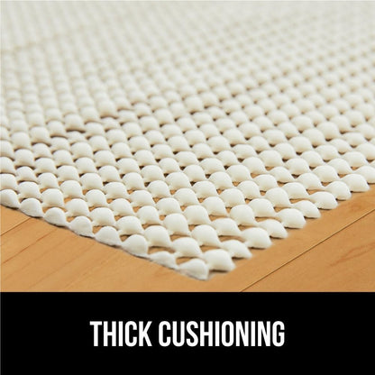 ® Strong Rug Pad Gripper, Grips Help Keep Area Rugs Safe in Place, Slip and Skid Resistant Pads for Tile and Hardwood Floors, Under Carpet Mat Cushion Floor Protection, 2x3 FT