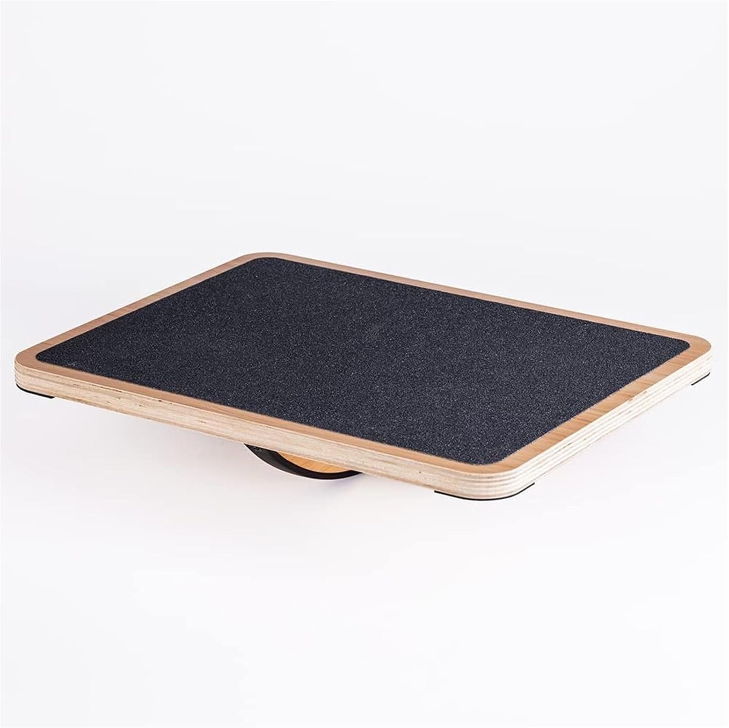 Wooden Balance Board with 2 Difficulty Options, Basic Rocker and Advanced 360° Wobble Board, Non-Slip Balance Trainer for Core Stability, Ankle Rehab, Physical Therapy and Fitness