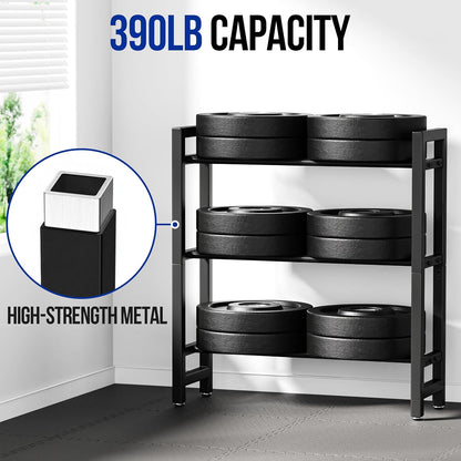 3 Tier Dumbbell Rack, Weight Rack for Home Gym