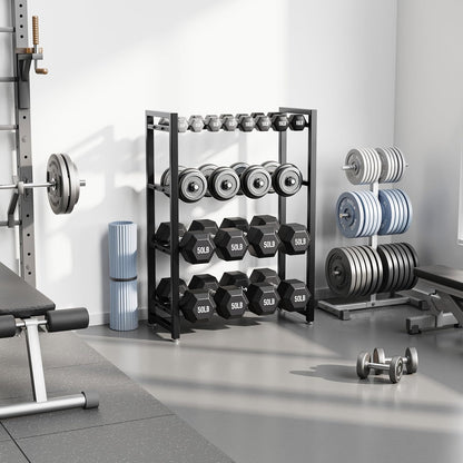 3 Tier Dumbbell Rack, Weight Rack for Home Gym