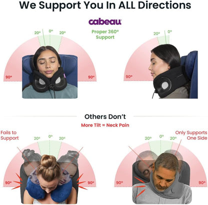 Evolution X Travel Essential Neck Pillow - Award Winning Innovative Travel Pillow - The Only Customizable Neck Pillow that Works - Diamond