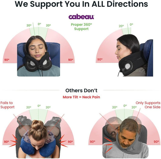 Evolution X Travel Essential Neck Pillow - Award Winning Innovative Travel Pillow - The Only Customizable Neck Pillow that Works - Diamond