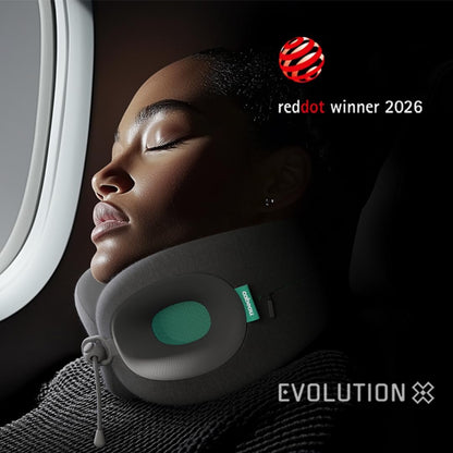 Evolution X Travel Essential Neck Pillow - Award Winning Innovative Travel Pillow - The Only Customizable Neck Pillow that Works - Diamond