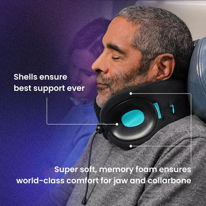 Evolution X Travel Essential Neck Pillow - Award Winning Innovative Travel Pillow - The Only Customizable Neck Pillow that Works - Diamond