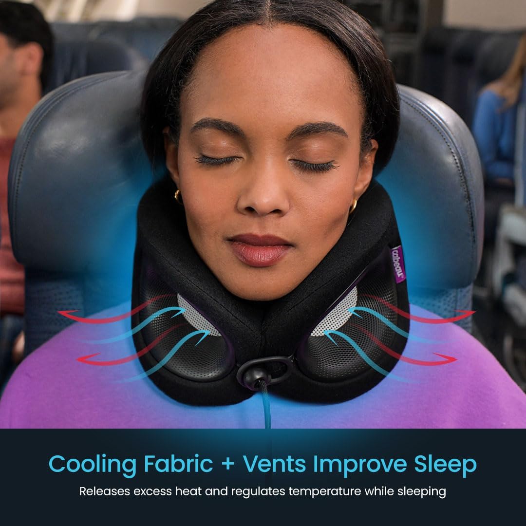 Evolution X Travel Essential Neck Pillow - Award Winning Innovative Travel Pillow - The Only Customizable Neck Pillow that Works - Diamond