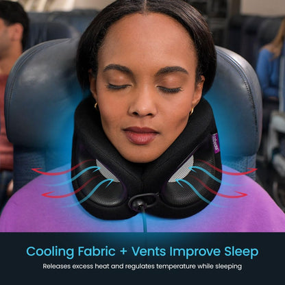 Evolution X Travel Essential Neck Pillow - Award Winning Innovative Travel Pillow - The Only Customizable Neck Pillow that Works - Diamond
