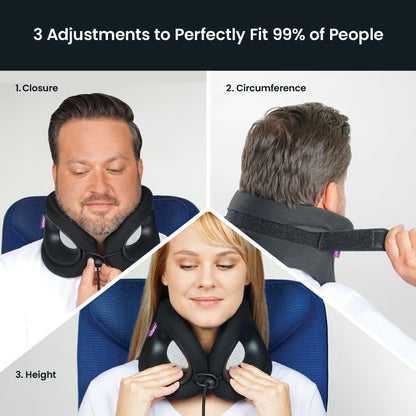 Evolution X Travel Essential Neck Pillow - Award Winning Innovative Travel Pillow - The Only Customizable Neck Pillow that Works - Diamond
