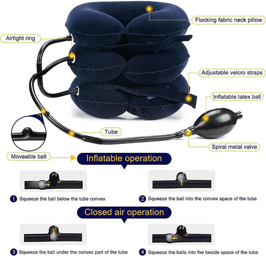 Neck Stretcher, Cervical Traction Device for Instant Neck Pain Relief