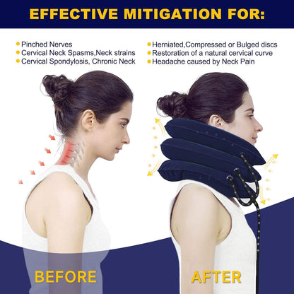 Neck Stretcher, Cervical Traction Device for Instant Neck Pain Relief