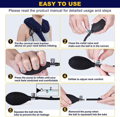 Neck Stretcher, Cervical Traction Device for Instant Neck Pain Relief