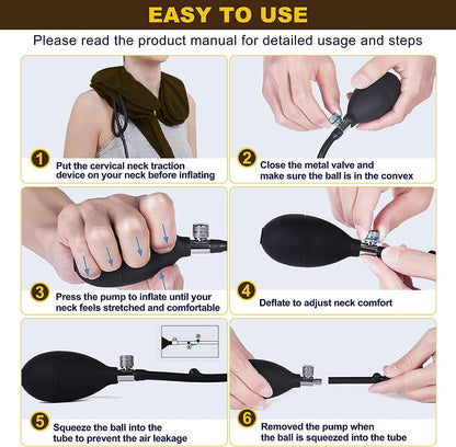 Neck Stretcher, Cervical Traction Device for Instant Neck Pain Relief