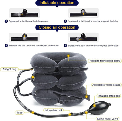 Neck Stretcher, Cervical Traction Device for Instant Neck Pain Relief