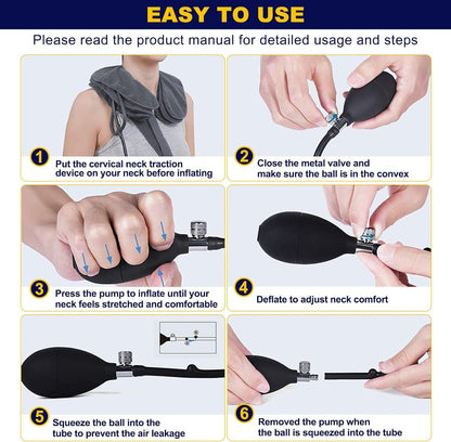 Neck Stretcher, Cervical Traction Device for Instant Neck Pain Relief