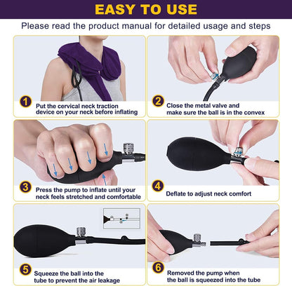 Neck Stretcher, Cervical Traction Device for Instant Neck Pain Relief