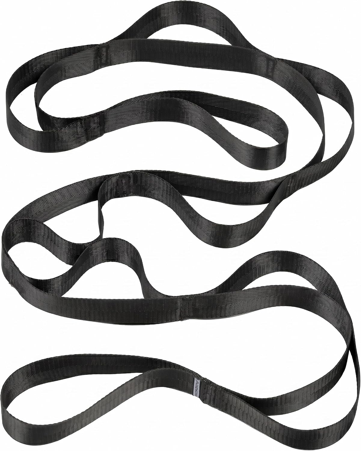 Stretching Strap with Loops for Physical Therapy,Yoga Strap for Stretching,Home Workout,Pilate & Flexibility Training,Non-Elastic Exercise Stretch Band for Hamstring,Leg Stretcher Belt,Flexibility Fascia