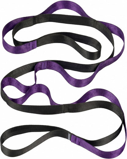 Stretching Strap with Loops for Physical Therapy,Yoga Strap for Stretching,Home Workout,Pilate & Flexibility Training,Non-Elastic Exercise Stretch Band for Hamstring,Leg Stretcher Belt,Flexibility Fascia