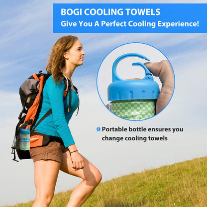 Cooling Towels for Neck and Face, Soft Breathable Cool Towel for Instant Cooling Stay Cool for Yoga, Sport, Gym, Camping, Running & More Activities