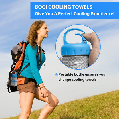 Cooling Towels for Neck and Face, Soft Breathable Cool Towel for Instant Cooling Stay Cool for Yoga, Sport, Gym, Camping, Running & More Activities