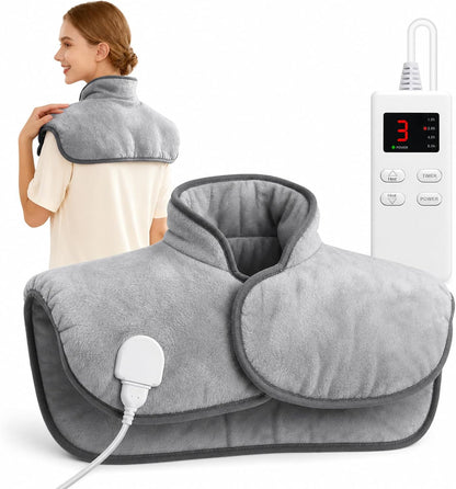 Heating Pad for Neck and Shoulders and Back, Weighted Electric Heat Pads