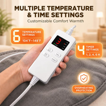 Heating Pad for Neck and Shoulders and Back, Weighted Electric Heat Pads