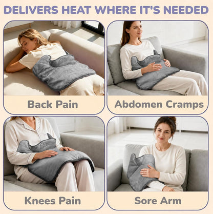 Heating Pad for Neck and Shoulders and Back, Weighted Electric Heat Pads