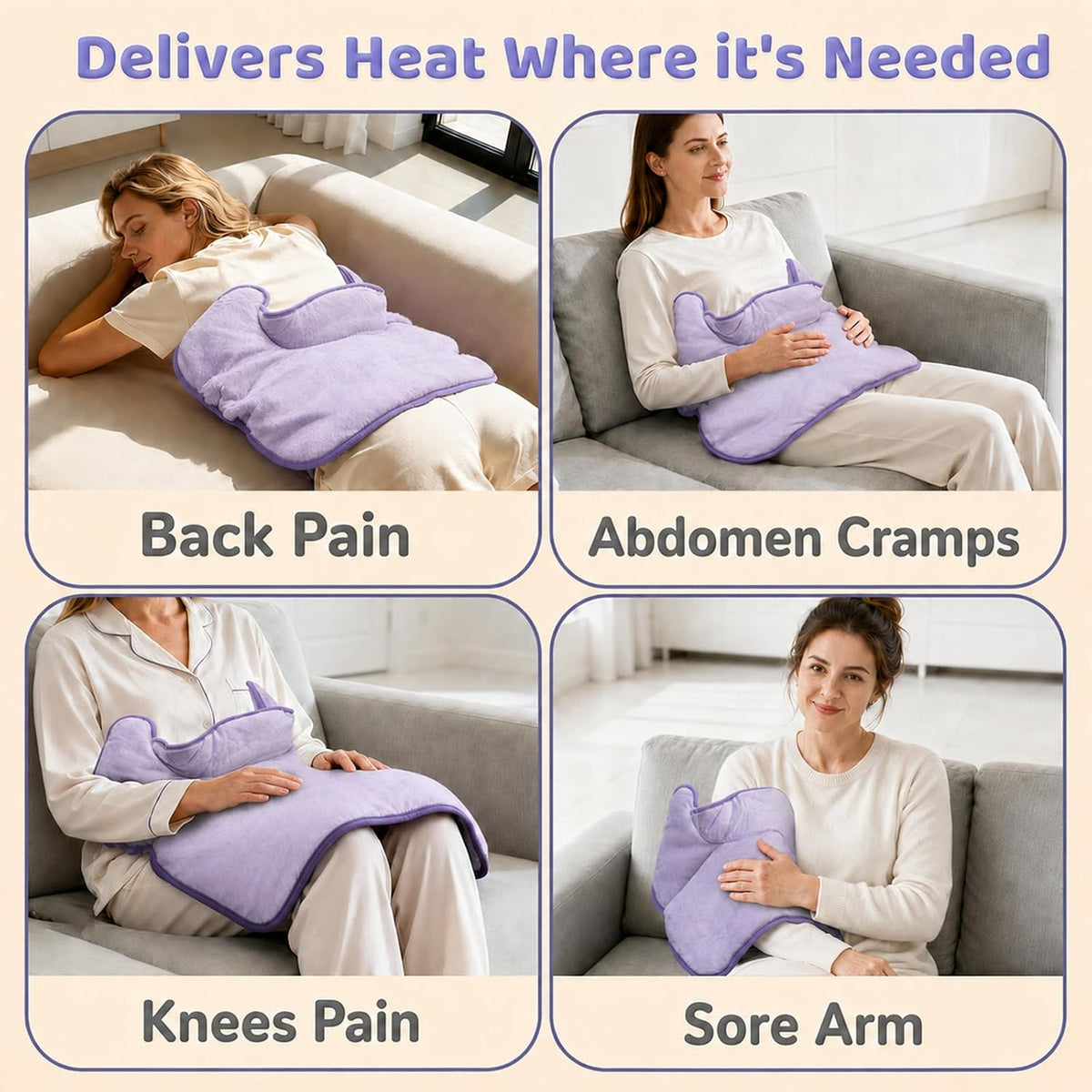 Heating Pad for Neck and Shoulders and Back, Weighted Electric Heat Pads