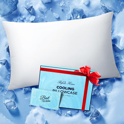 Ultra-Chill Cooling Pillowcase Set of 2 for Hot Sleepers, Softer Than Silk Pillow Cases for Protecting Hair & Skin, Breathable Bed Pillow Covers w/ Zipper, Gifts for Women & Men (Light Gray, Standard)