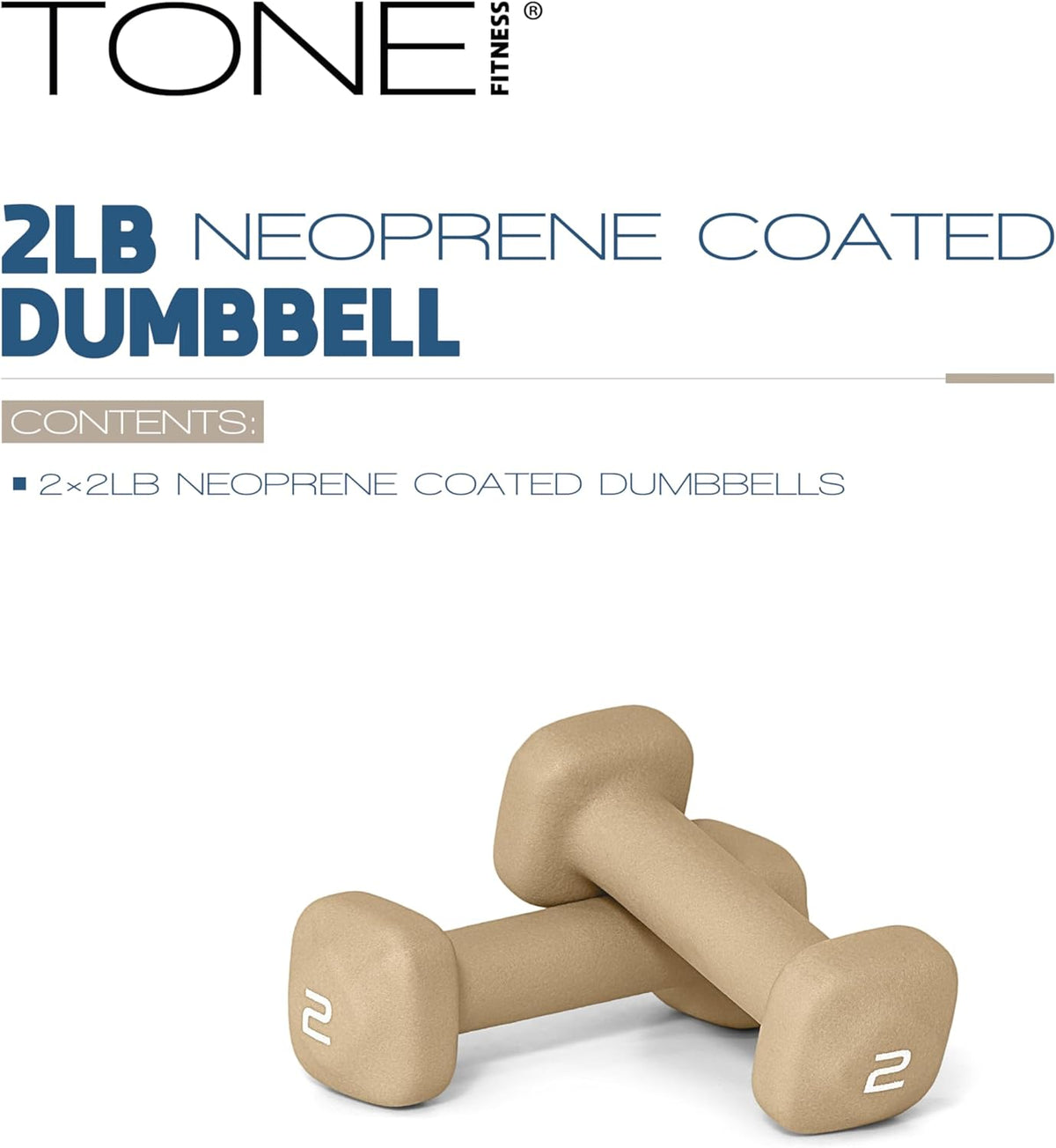 Neoprene Dumbbell Weight Pairs with Anti-Roll Square Head | Multiple Options