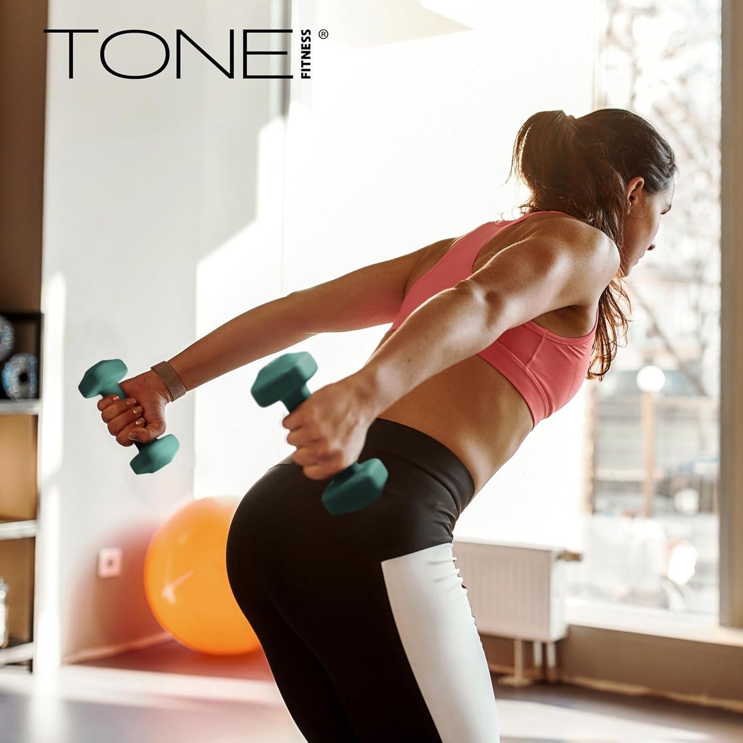 Neoprene Dumbbell Weight Pairs with Anti-Roll Square Head | Multiple Options