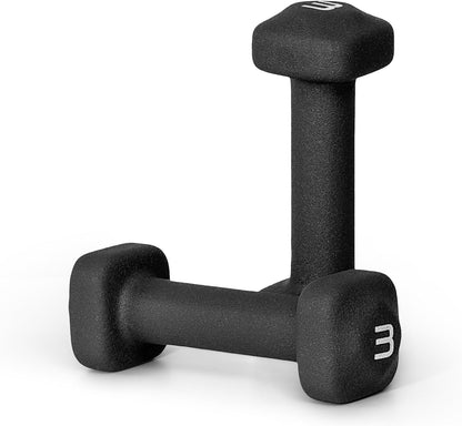 Neoprene Dumbbell Weight Pairs with Anti-Roll Square Head | Multiple Options