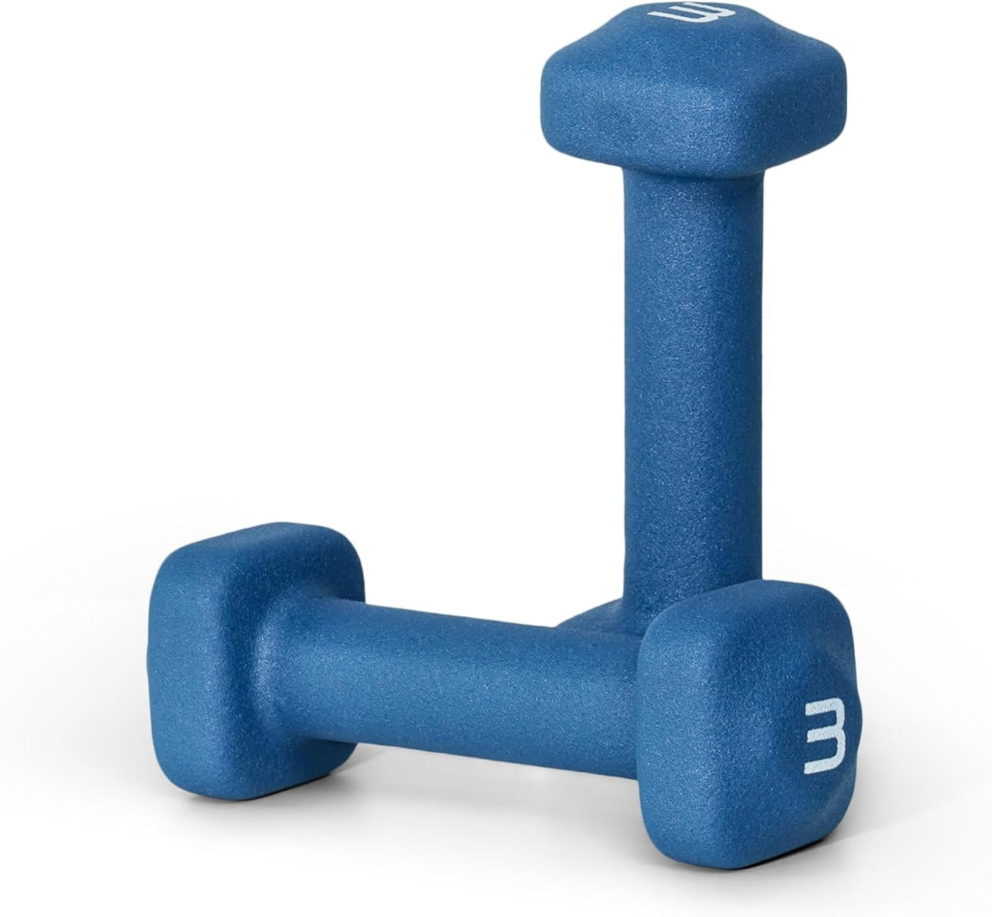 Neoprene Dumbbell Weight Pairs with Anti-Roll Square Head | Multiple Options