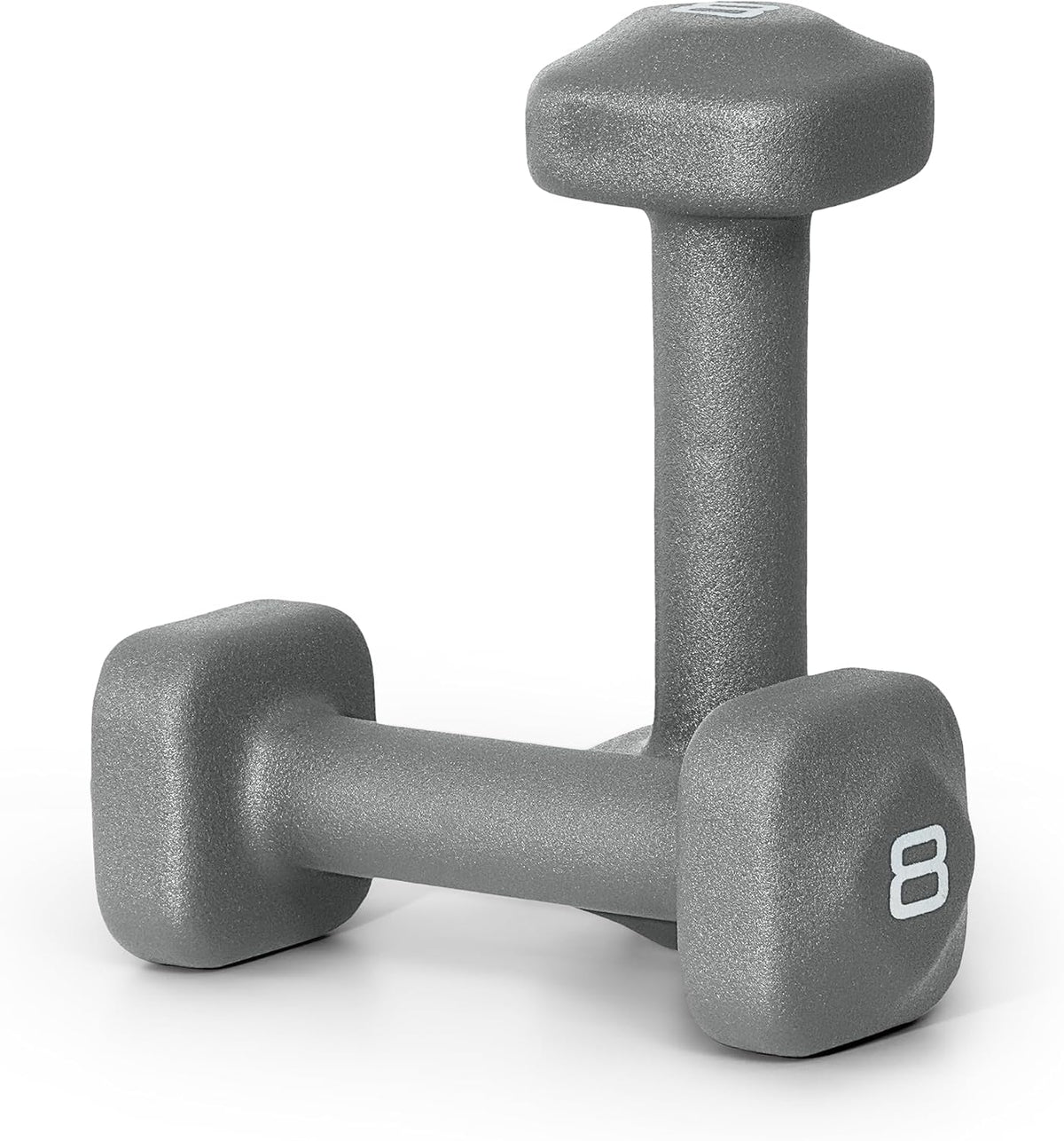 Neoprene Dumbbell Weight Pairs with Anti-Roll Square Head | Multiple Options
