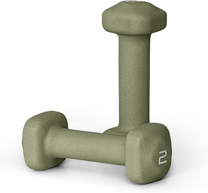 Neoprene Dumbbell Weight Pairs with Anti-Roll Square Head | Multiple Options