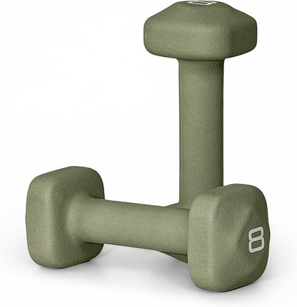 Neoprene Dumbbell Weight Pairs with Anti-Roll Square Head | Multiple Options