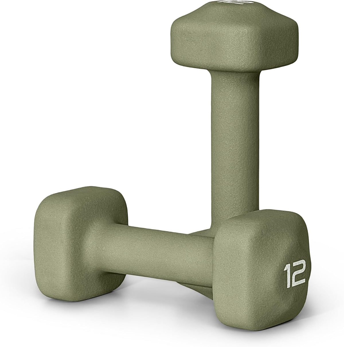 Neoprene Dumbbell Weight Pairs with Anti-Roll Square Head | Multiple Options