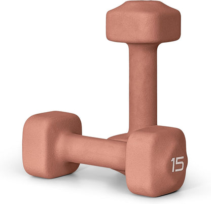 Neoprene Dumbbell Weight Pairs with Anti-Roll Square Head | Multiple Options