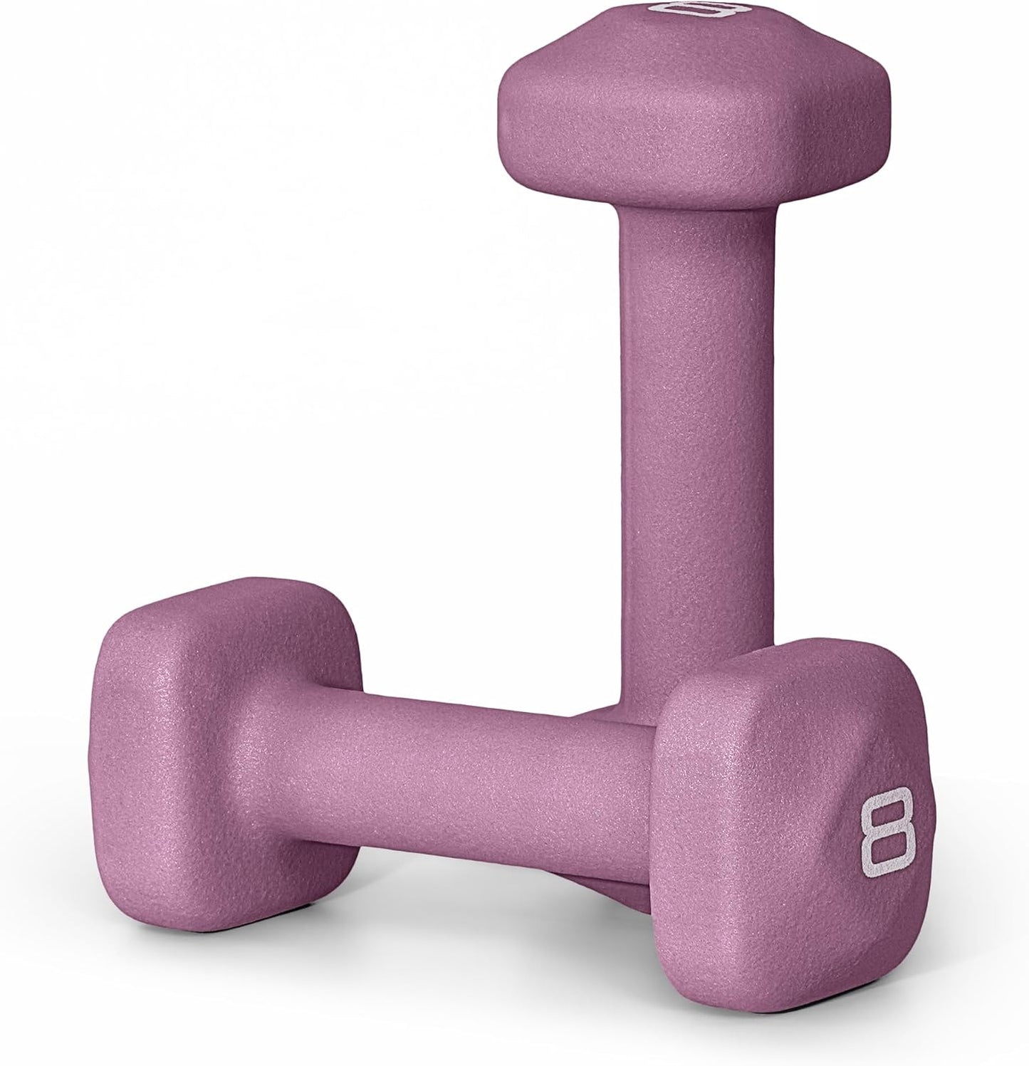 Neoprene Dumbbell Weight Pairs with Anti-Roll Square Head | Multiple Options