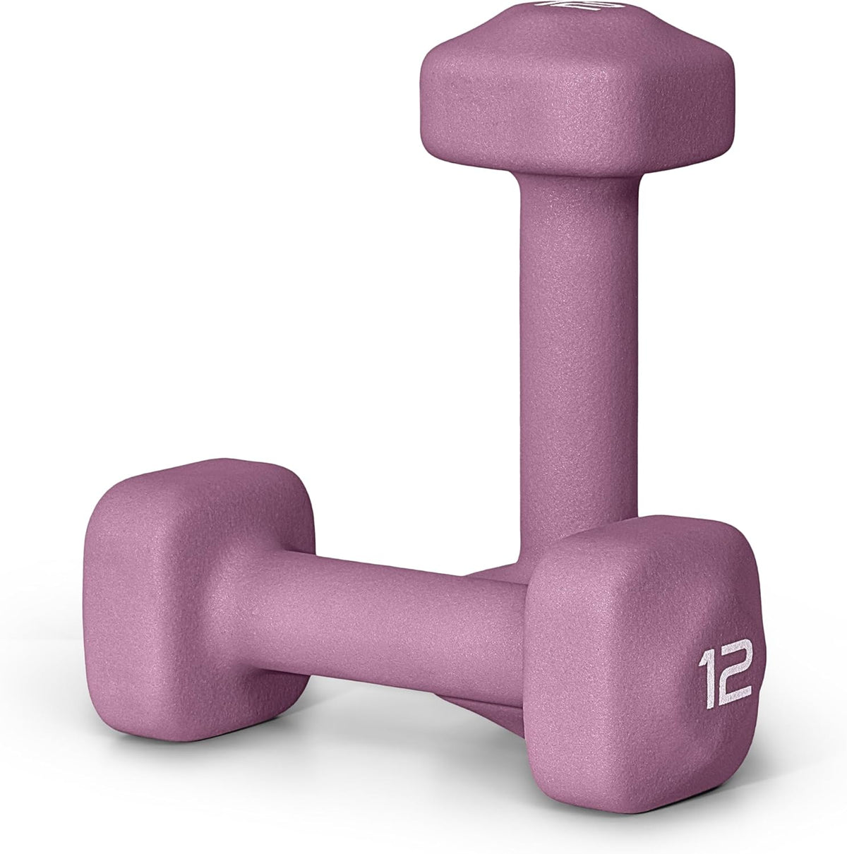 Neoprene Dumbbell Weight Pairs with Anti-Roll Square Head | Multiple Options