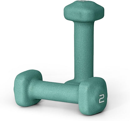 Neoprene Dumbbell Weight Pairs with Anti-Roll Square Head | Multiple Options
