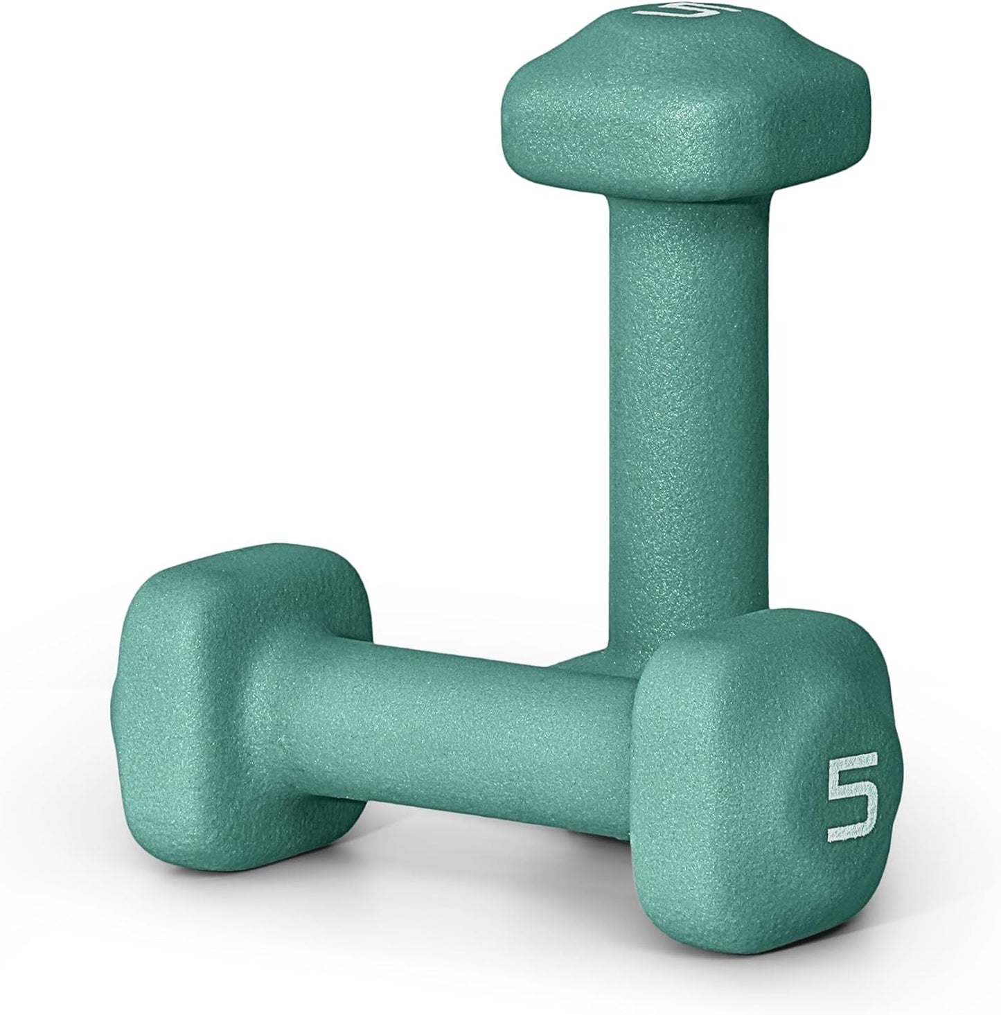 Neoprene Dumbbell Weight Pairs with Anti-Roll Square Head | Multiple Options