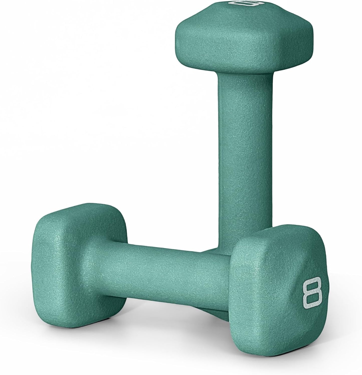 Neoprene Dumbbell Weight Pairs with Anti-Roll Square Head | Multiple Options