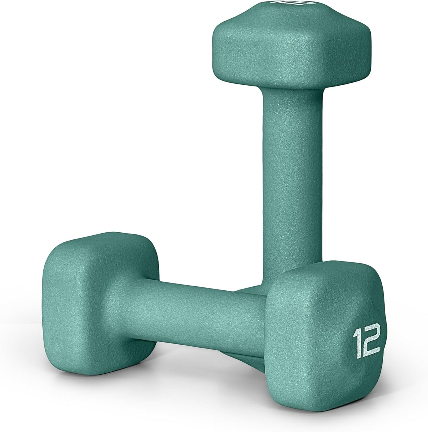 Neoprene Dumbbell Weight Pairs with Anti-Roll Square Head | Multiple Options