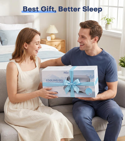 2026 Cooling Gel Memory Foam Pillow, Cervical Neck Pillow for Pain Relief