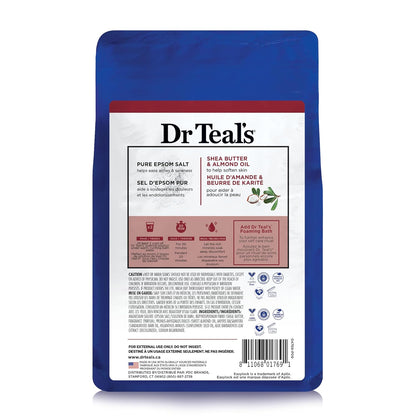 Epsom Salt Magnesium Soak, Soften & Moisturize with Shea Butter & Almond Oil, 3 lbs