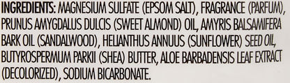 Epsom Salt Magnesium Soak, Soften & Moisturize with Shea Butter & Almond Oil, 3 lbs