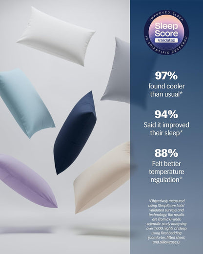 ® Evercool®+ Cooling Pillowcases for Hot Sleepers, Standard, 2PCS