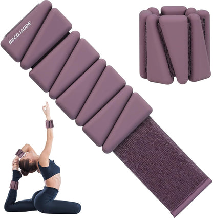 Ankle Weights Set of 2 (1 lb/2 lb/3 lb Each) Adjustable Wrist Weights for Women Men Wearable Arm Leg Weight for Pilates, Running, Walking, Workout, Yoga