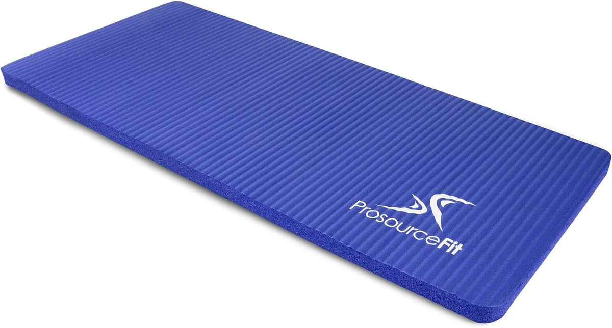 Extra Thick Yoga Knee Pad and Elbow Cushion 15mm (5/8”) Fits Standard Mats for Pain Free Joints in Yoga, Pilates, Floor Workouts